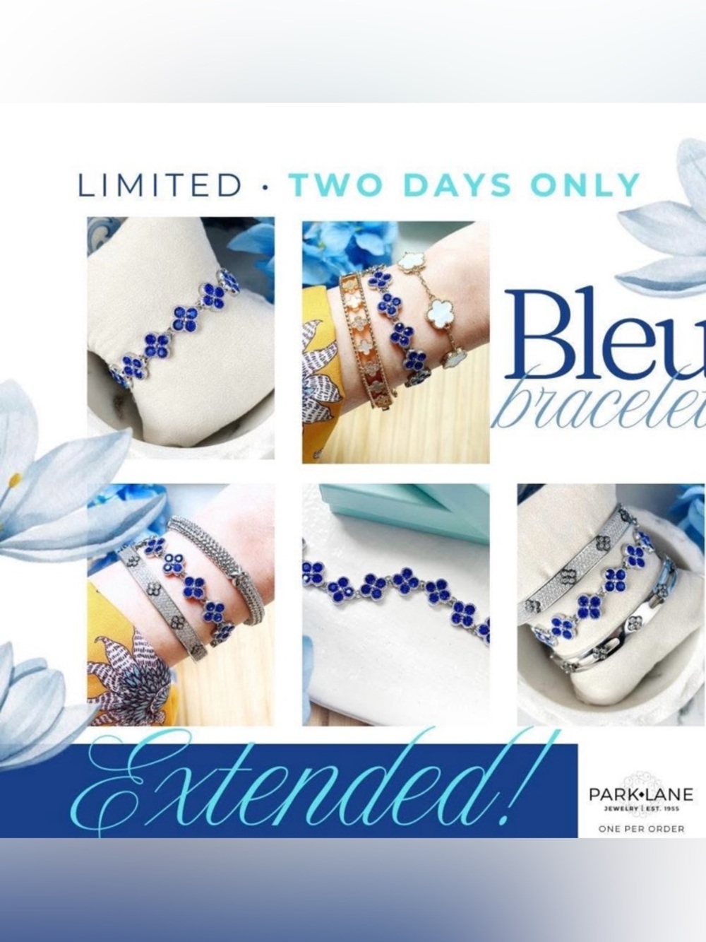 Park Lane “Bleu” Bracelet! BNIB!! - Picture 10 of 12